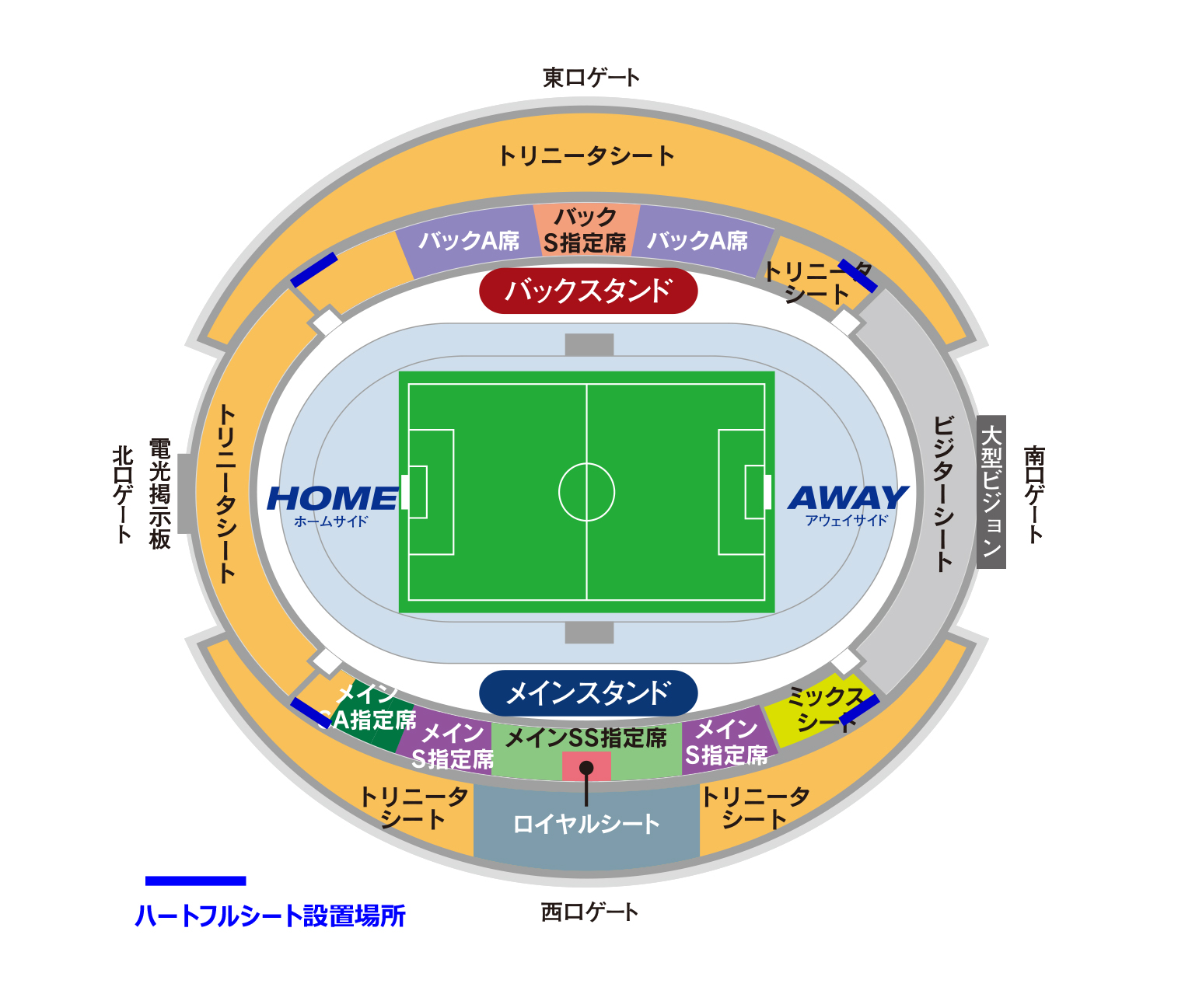 ハートフルシートの設置場所案内図