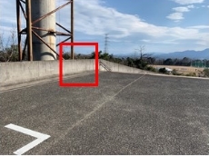 北ゲート喫煙場