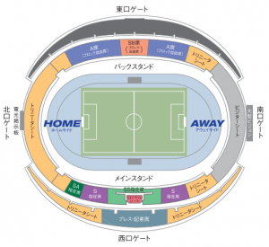 大銀スタジアム図