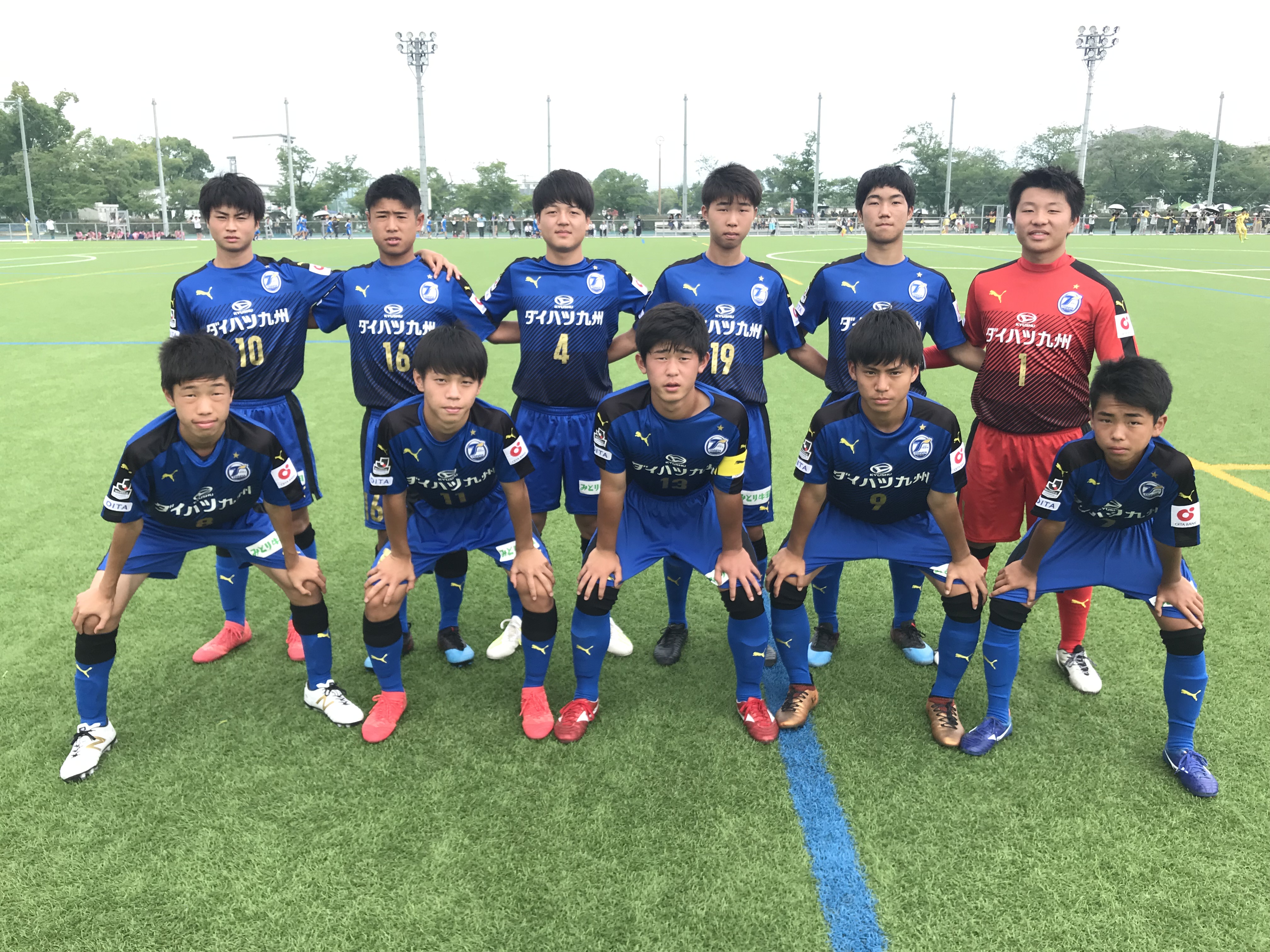 U 15宇佐 Kyfa堺整形外科杯19第34回九州クラブユース U 15 サッカー選手権大会 ラウンド16 試合結果のお知らせ 大分トリニータ公式サイト