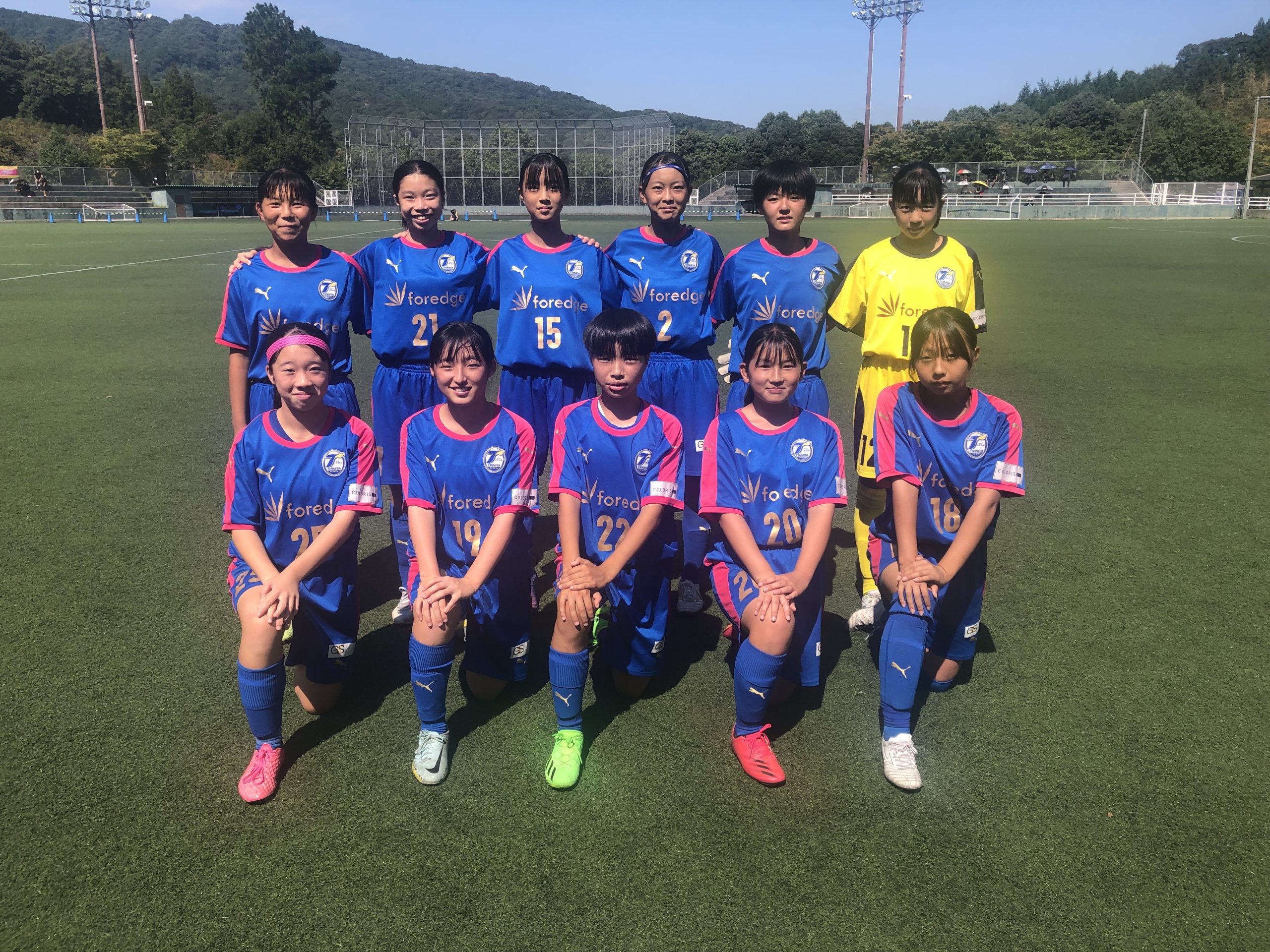 レディース Jfa第27回全日本u 15女子サッカー選手権大分県大会 1日目 の試合結果のお知らせ 大分トリニータ公式サイト