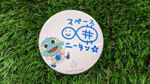 スペースニータンてぬぐい＆缶バッジ